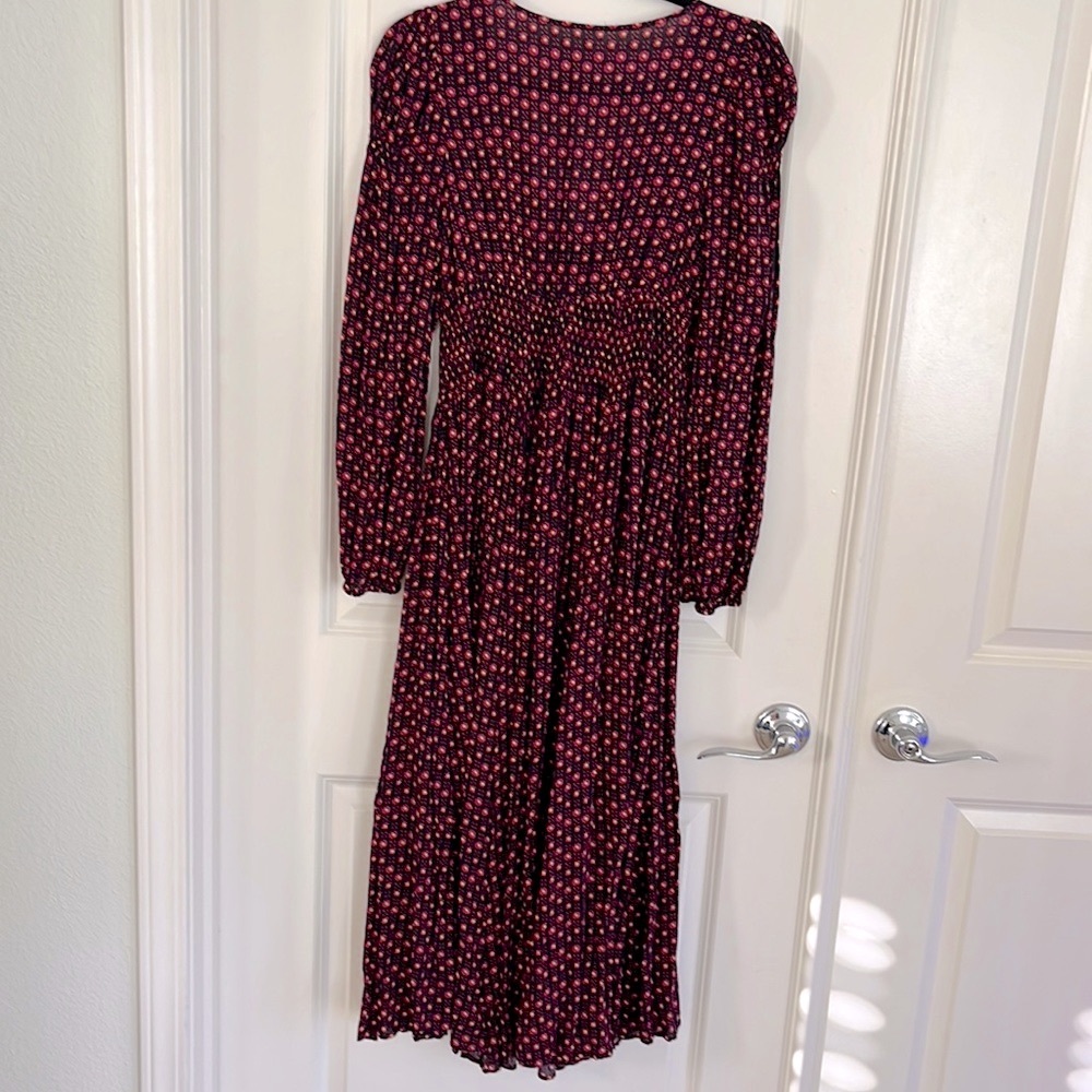 Free People Smocked Waist Boho Dress Size XS - Picture 4 of 10
